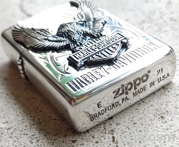 画像: ZIPPO HDP-07ハーレーダビッドソンビッグメタル