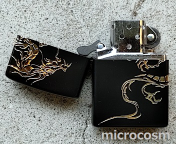 画像: ZIPPO 2BKG-DRAGON