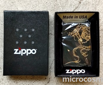 画像: ZIPPO 2BKG-DRAGON