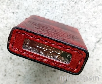 画像: ZIPPO オロビアンコORZ-001RD牛革巻き