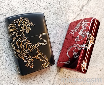 画像: ZIPPO 2BKG-TIGER