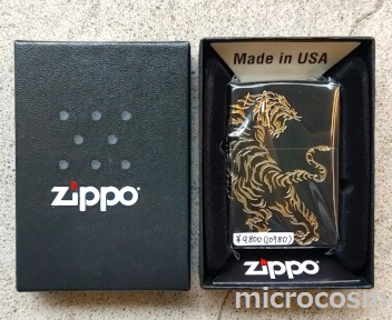 画像: ZIPPO 2BKG-TIGER