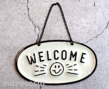 画像1: welcomeサイン smile WH (1)