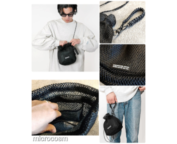 画像: KiuダブルメッシュパーパスバッグBK